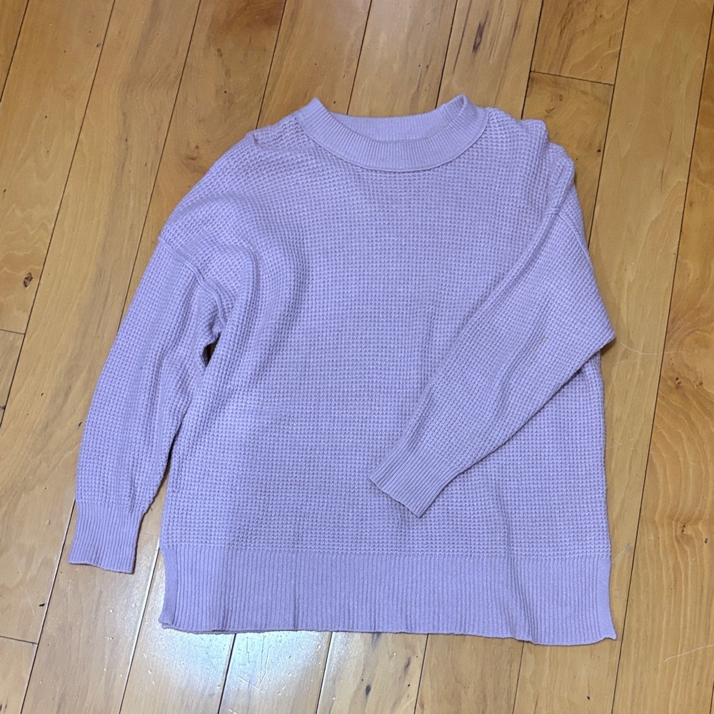 Aerie Lilac Crew Neck Sweater